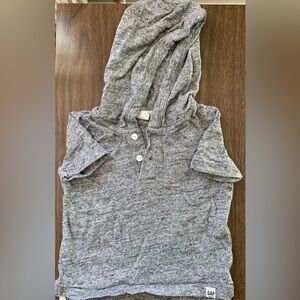 GAP Heather Gray Hooded Top